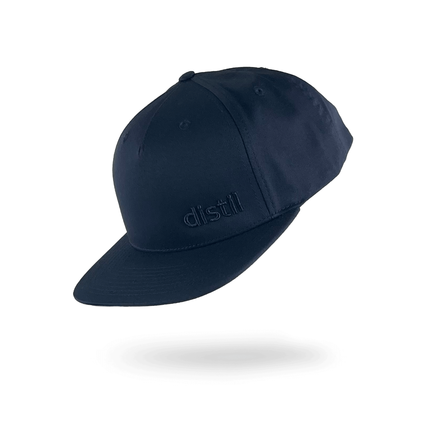 Distil embroidered hat in navy